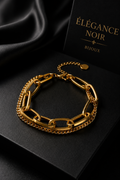 ✨ Bracelet Élégance Noire Bijoux ✨