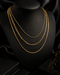 ✨ Collier Triple Éclat – Élégance Moderne ✨