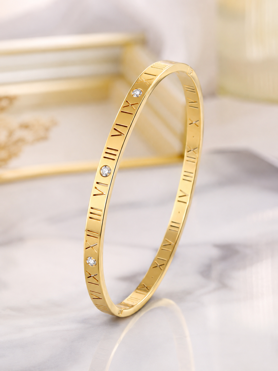 Bracelet Éternité Impériale – Or 18K